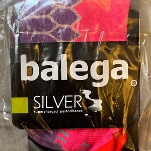 New Balega Unisex Silver Supercharged Performance No Show Athletic Running Socks